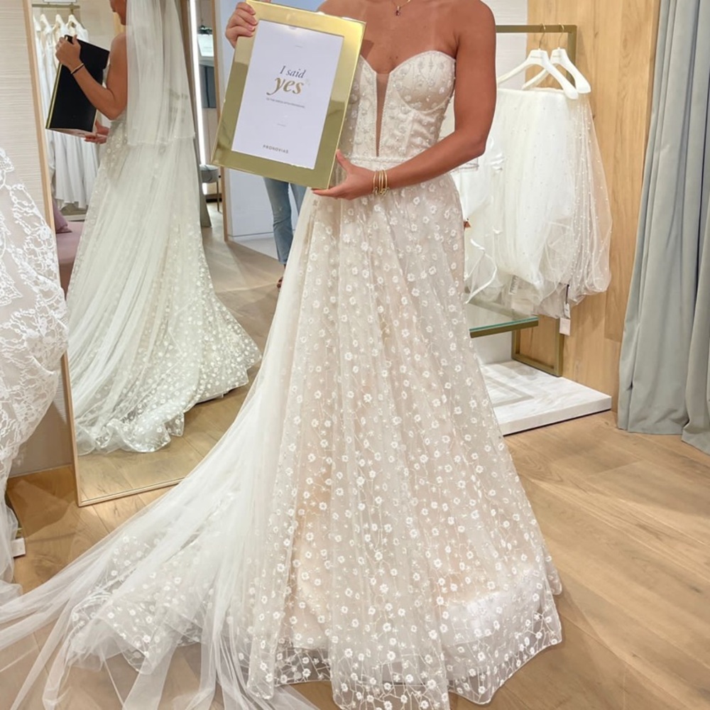 Pronovias HOPKINS Strapless Wedding Gown